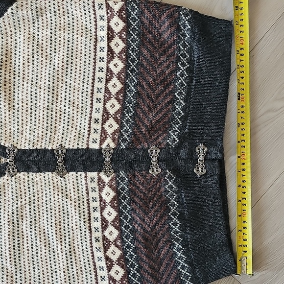 Maria Lammi Merino Wool Handmade Finnish Knit Sweater Vest, XL - Picture 8 of 14